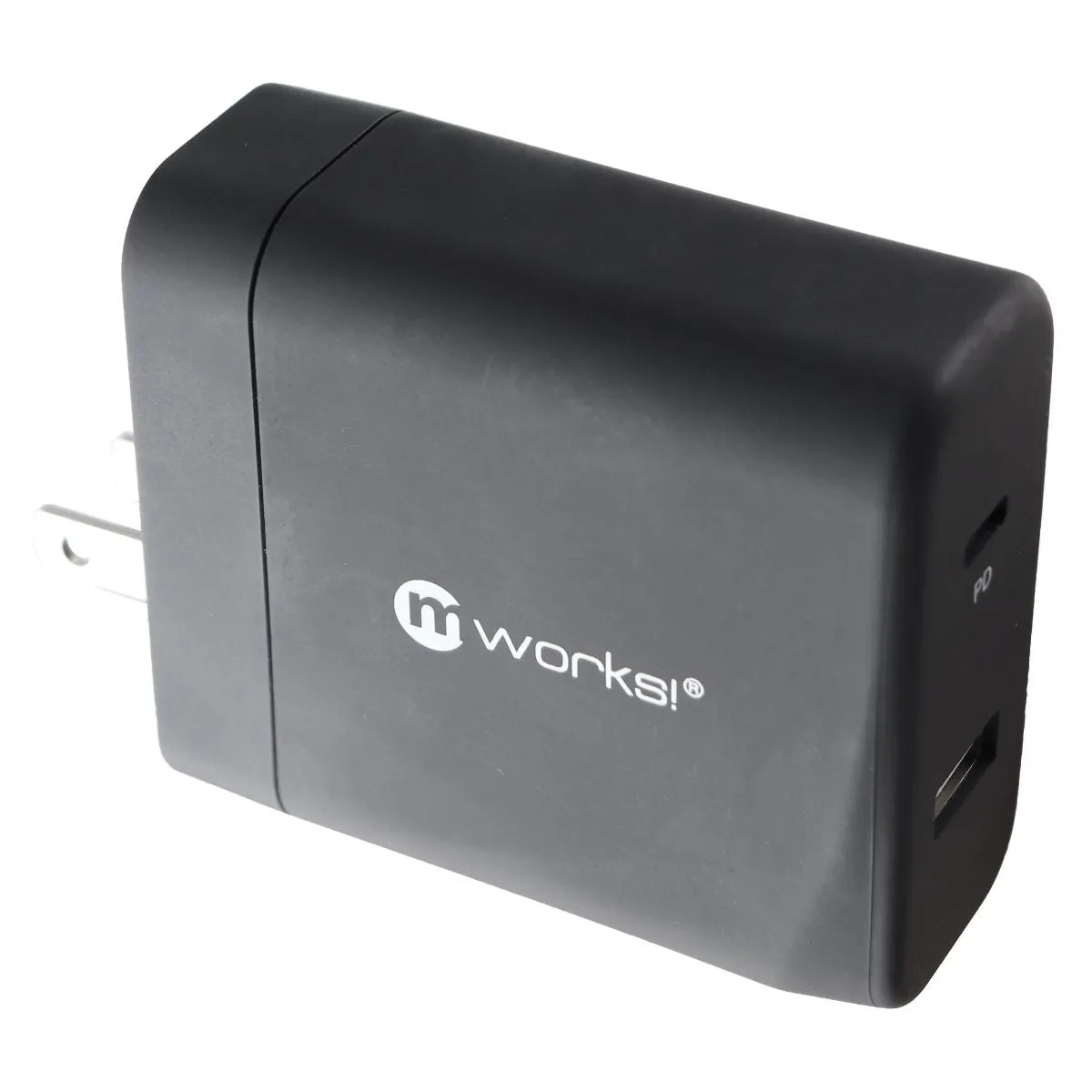 Mworks! Mpower! (30-Watt) Usb And Usb-C Fast Pd Wall Charger - Black Exclusive Deal Inside