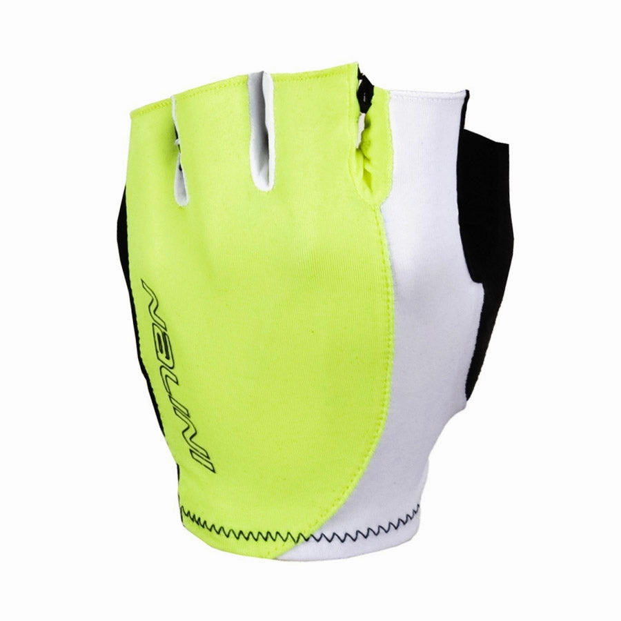 Nalini Logo gloves - Yellow Fluo