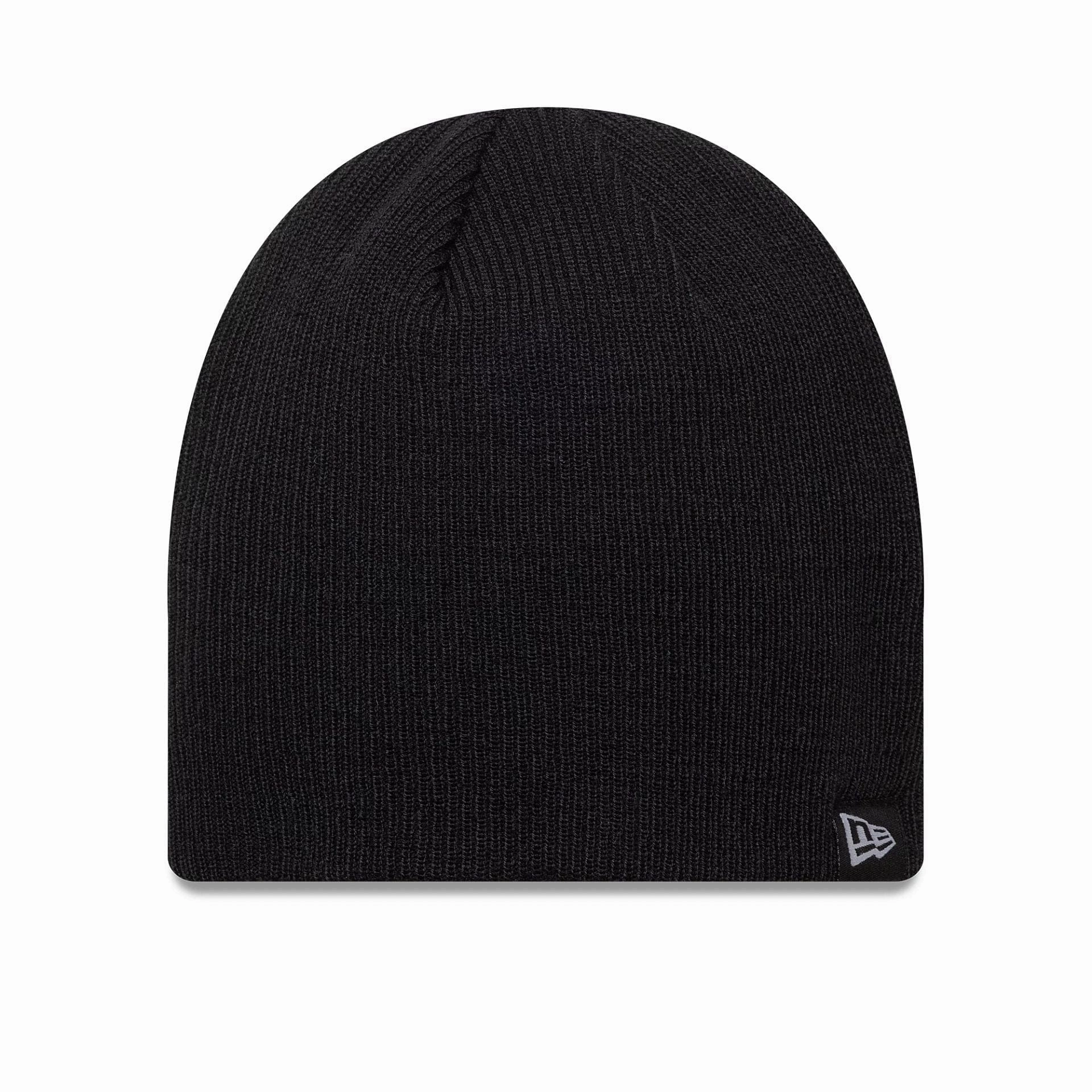 Todays Hot Pick MustShop Sale New Era Essential Black Skull Knit Beanie Hat