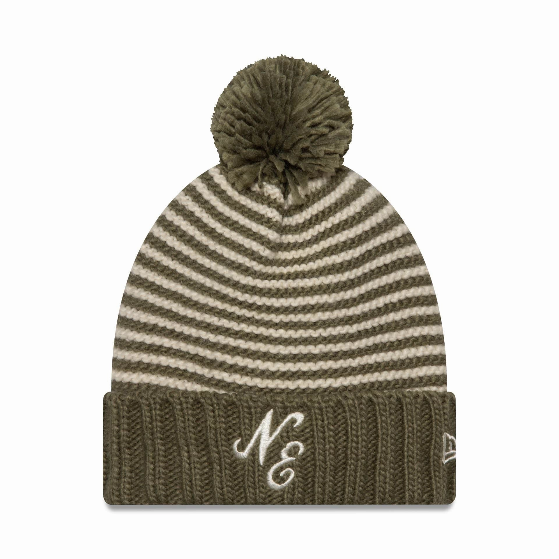New Era Green Jake Knit Beanie Hat Limited Time Sale Grab Your Hot Pick