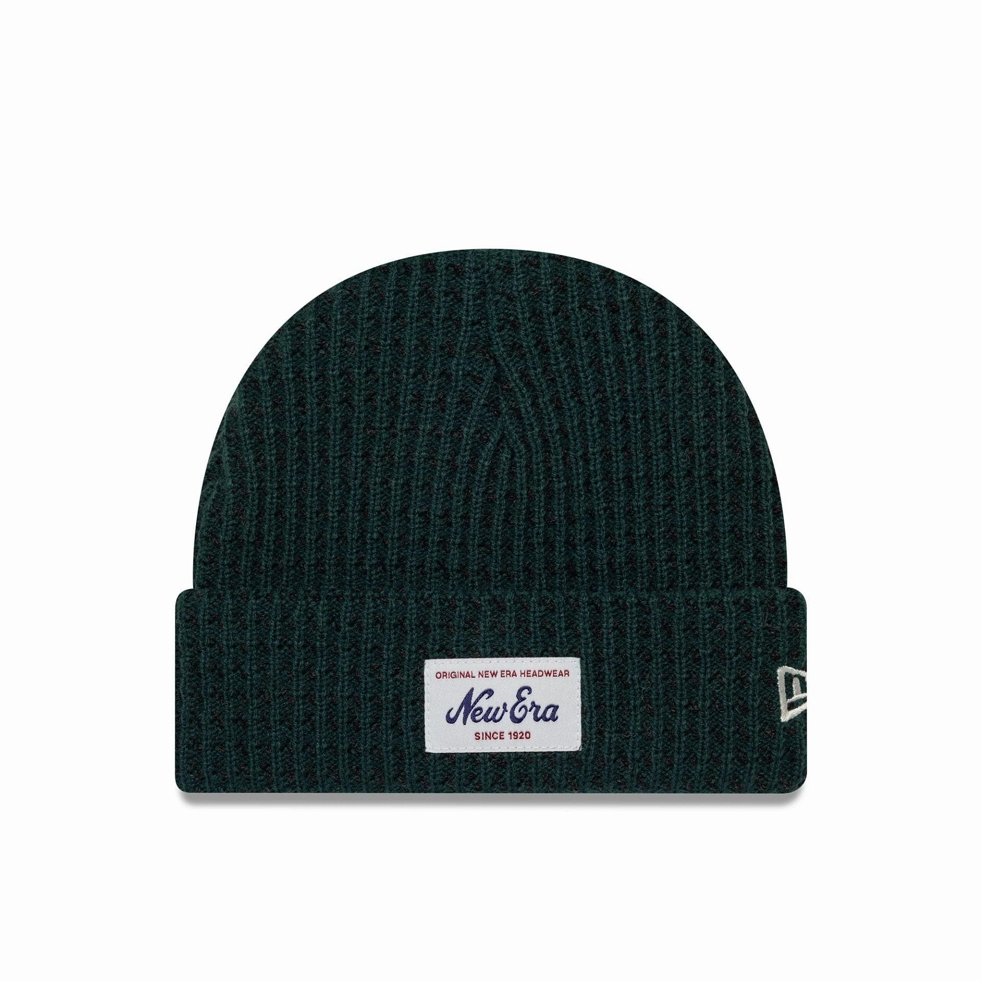 New Era Short Waffle Dark Green Skull Knit Beanie Hat Gift Ideas Galore