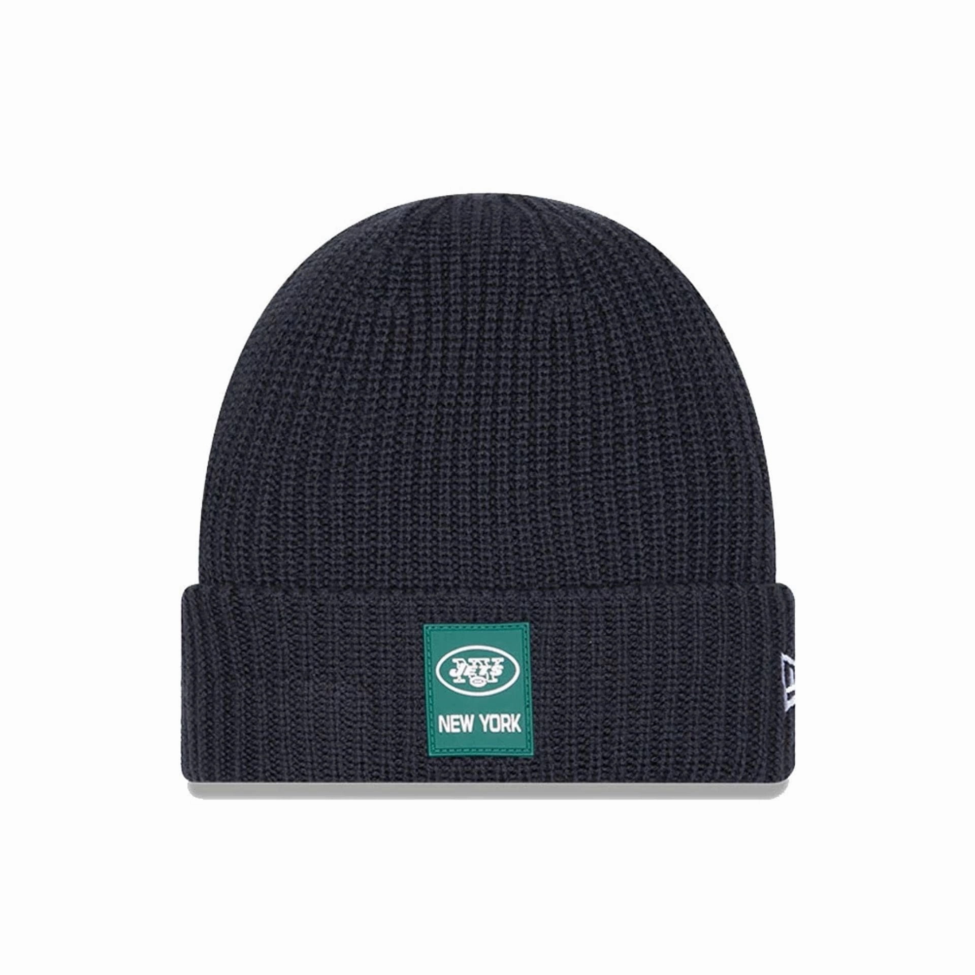 New York Jets Nfl Sideline Charcoal Cuff Knit Beanie Hat Exclusive Online Discount Save Big Online