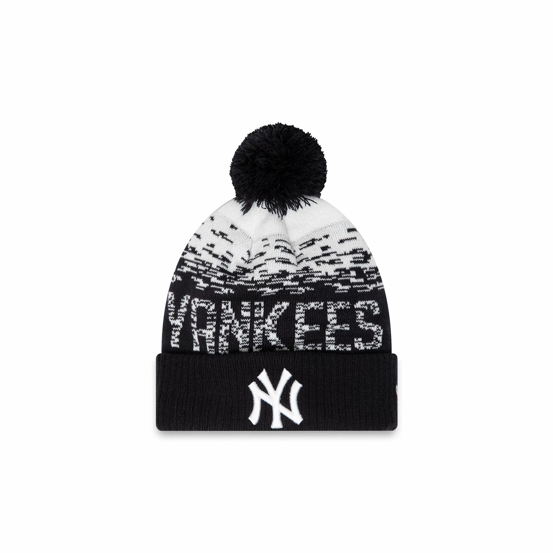 Big Savings Today New York Yankees Bobble Blue Cuff Beanie Hat