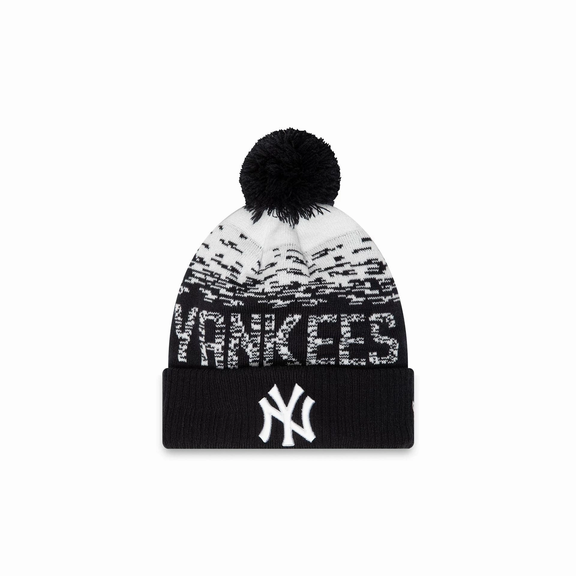 Big Savings Today New York Yankees Bobble Blue Cuff Beanie Hat