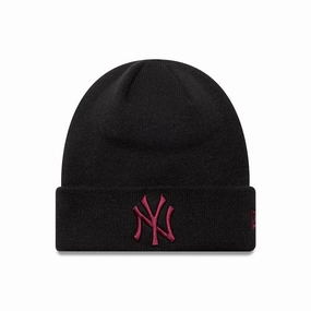 Today Only Savings Limited Time Hot Deal New York Yankees Mlb League Essential Black Cuff Knit Beanie Hat