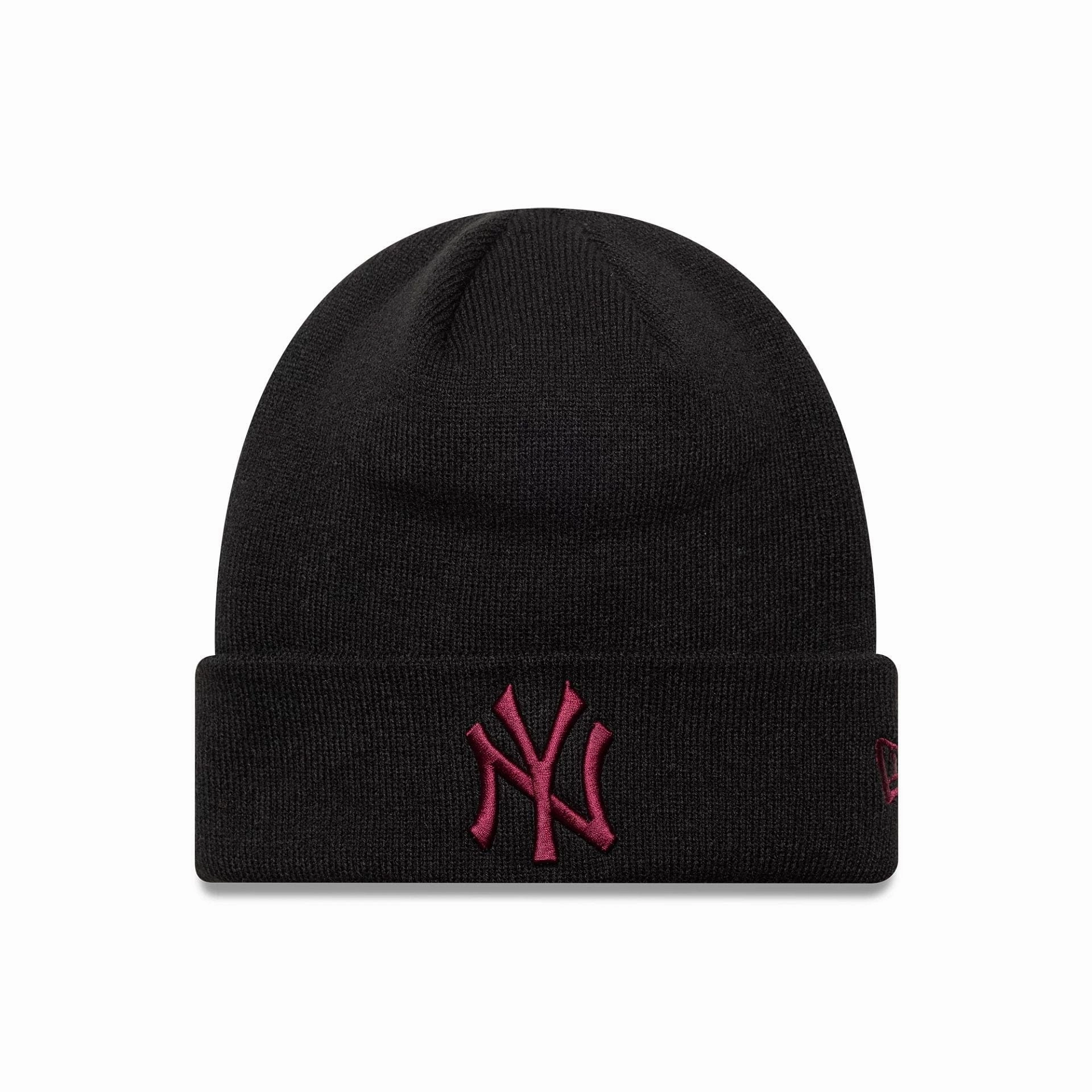 Today Only Savings Limited Time Hot Deal New York Yankees Mlb League Essential Black Cuff Knit Beanie Hat