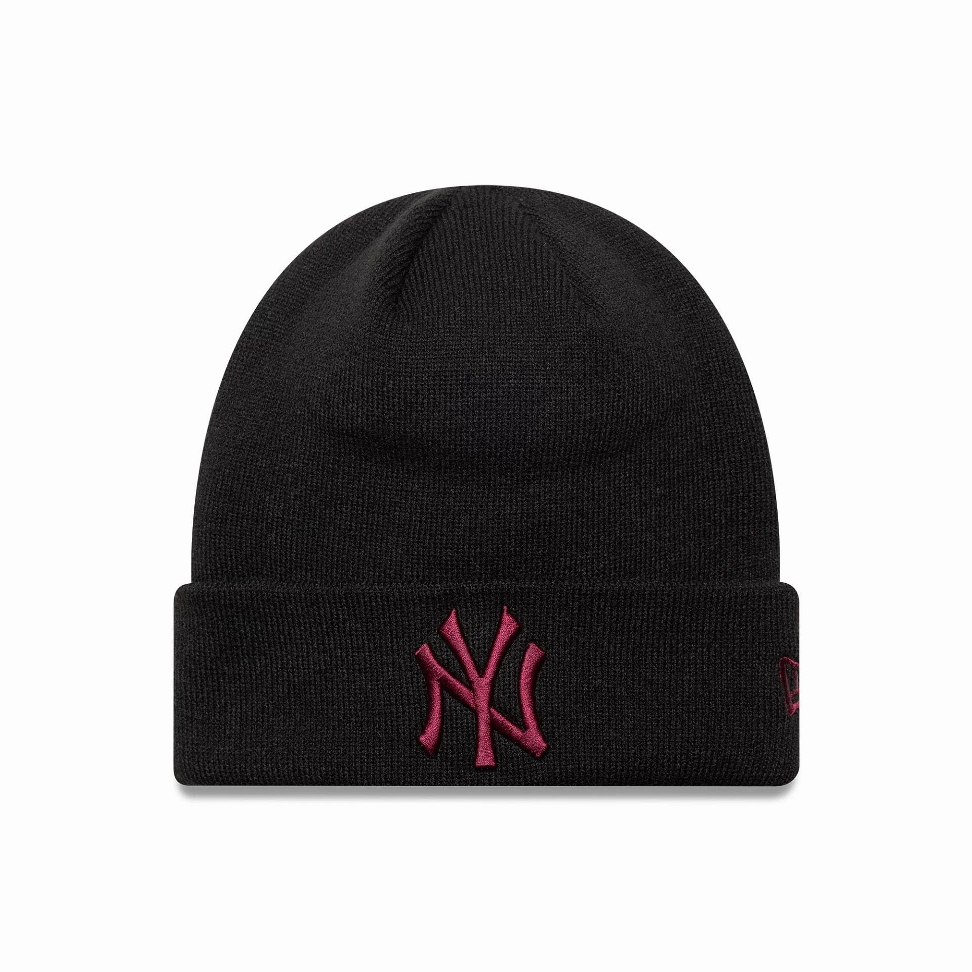 Today Only Savings Limited Time Hot Deal New York Yankees Mlb League Essential Black Cuff Knit Beanie Hat