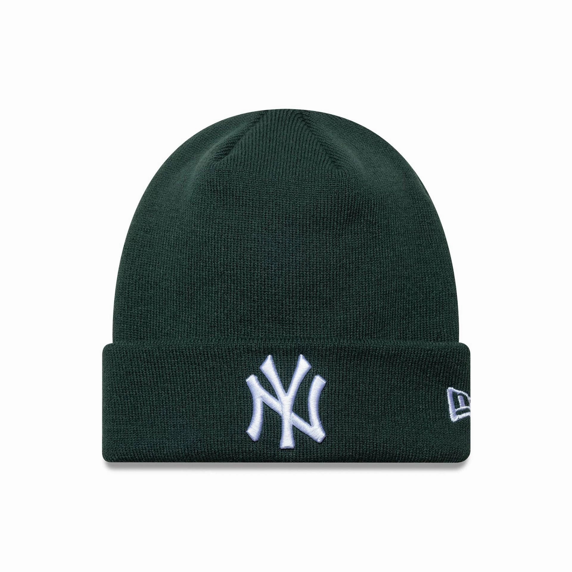 Big Sale Today New York Yankees Mlb League Essential Dark Green Cuff Knit Beanie Hat