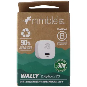 Nimble Wally Subnano (30W) Usb-C Wall Charger - White Mega Discount Today