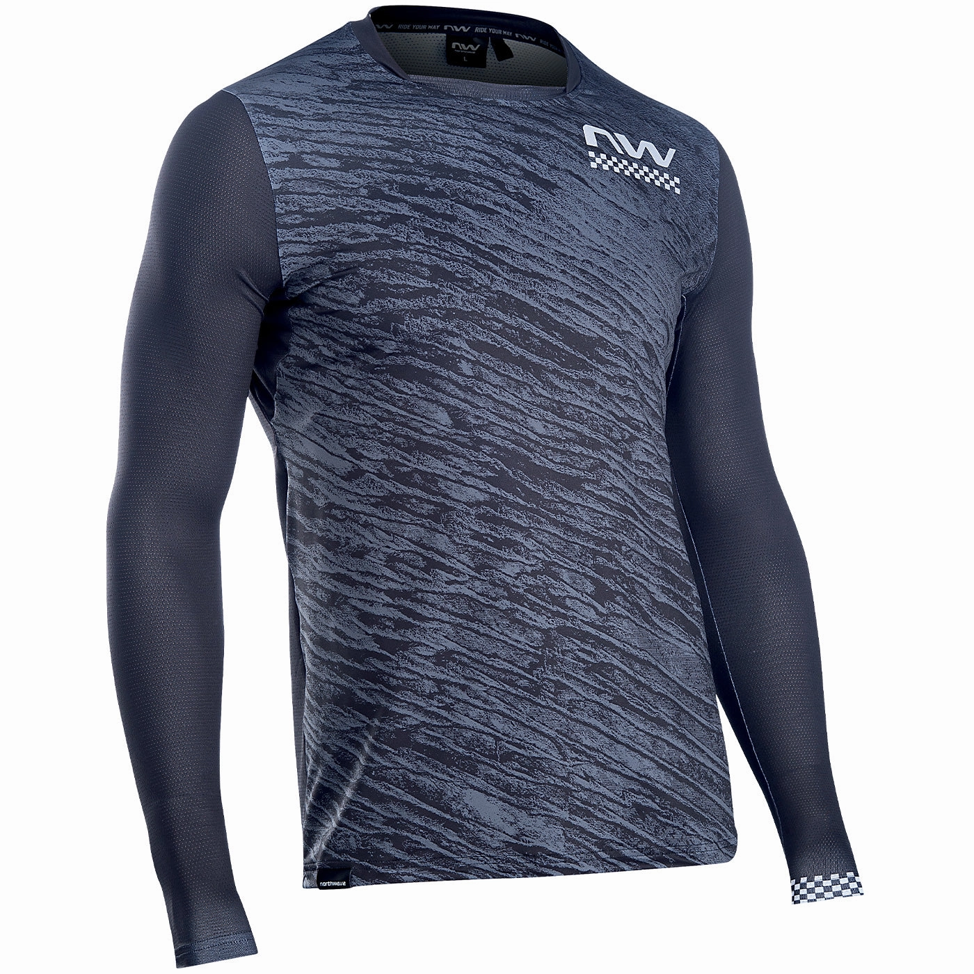 Northwave Bomb long sleeves jersey - Black