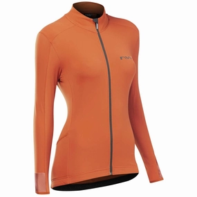 Northwave Fahrenheit long sleeve women's shirt - Brown 