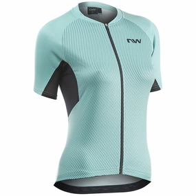Northwave Force Evo women jersey - Light blue
