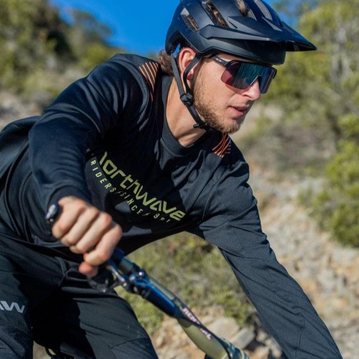 Northwave Sharp long sleeve jersey - Black green