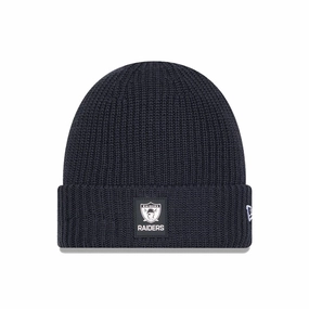 Limited Stock Deals Oakland Raiders Nfl Sideline Charcoal Cuff Knit Beanie Hat