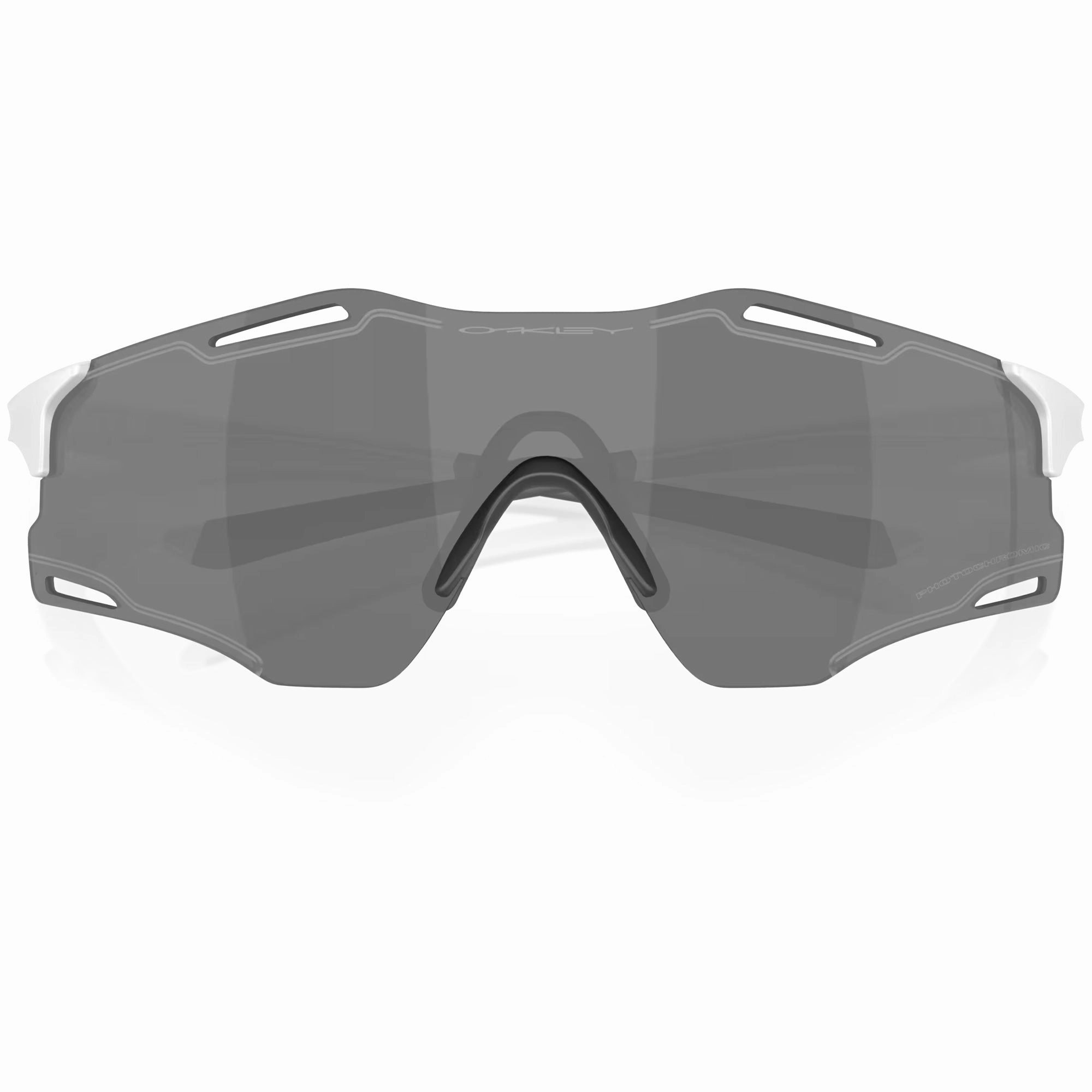 Oakley Cybr Zero Glasses - Matt white iridium photochromic