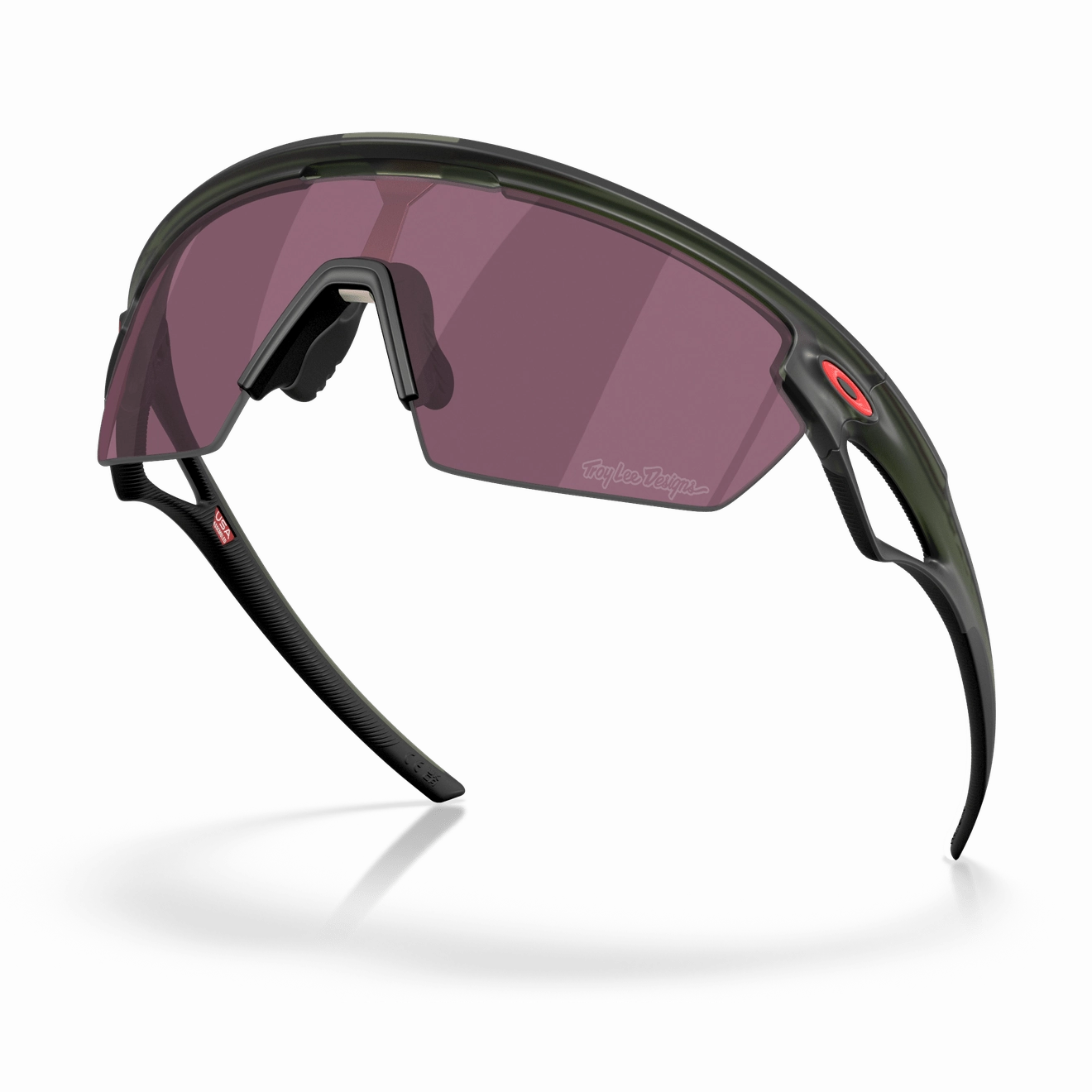 Oakley Sphaera Troy Lee Design sunglasses - Matte Olive Ink Prizm Road Black