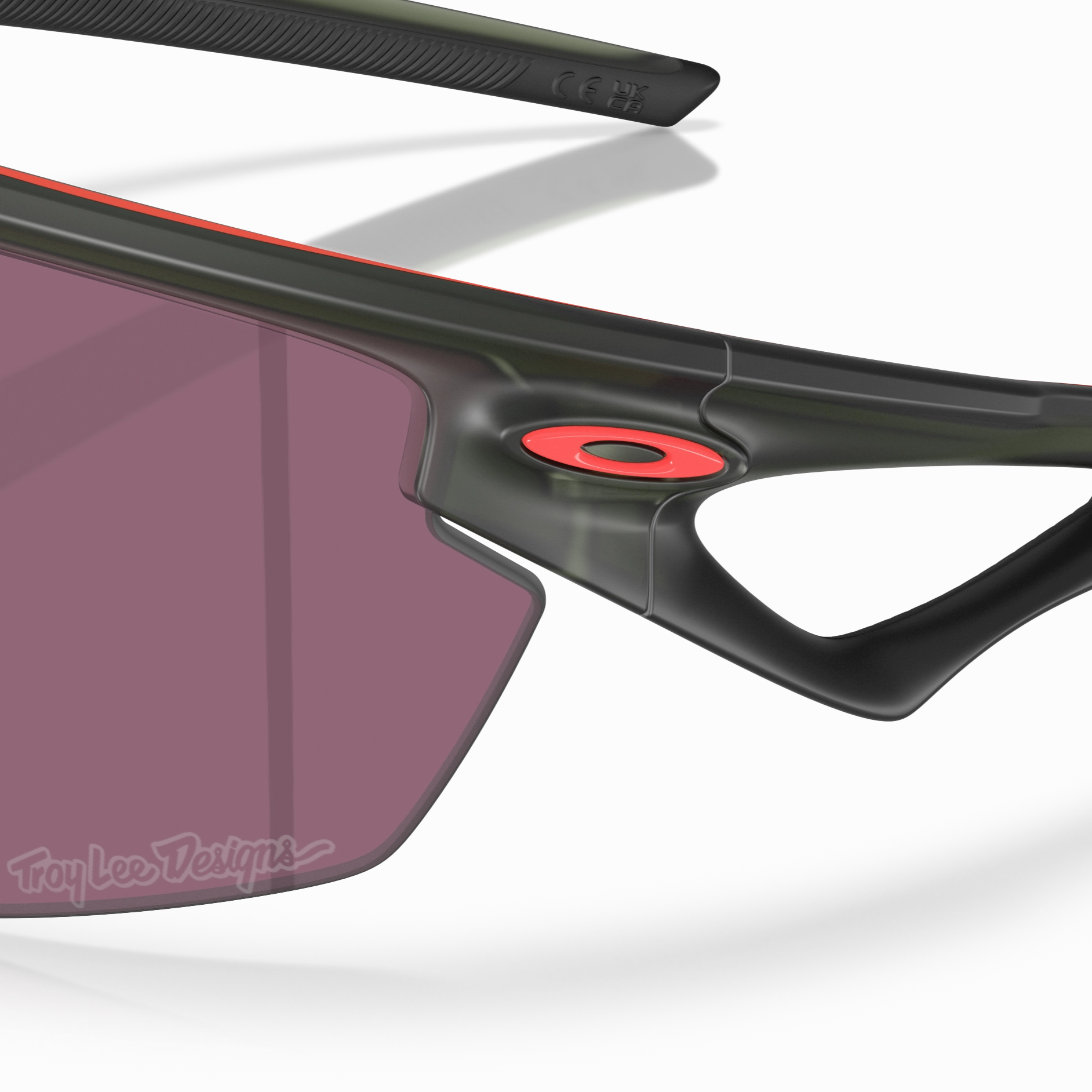 Oakley Sphaera Troy Lee Design sunglasses - Matte Olive Ink Prizm Road Black