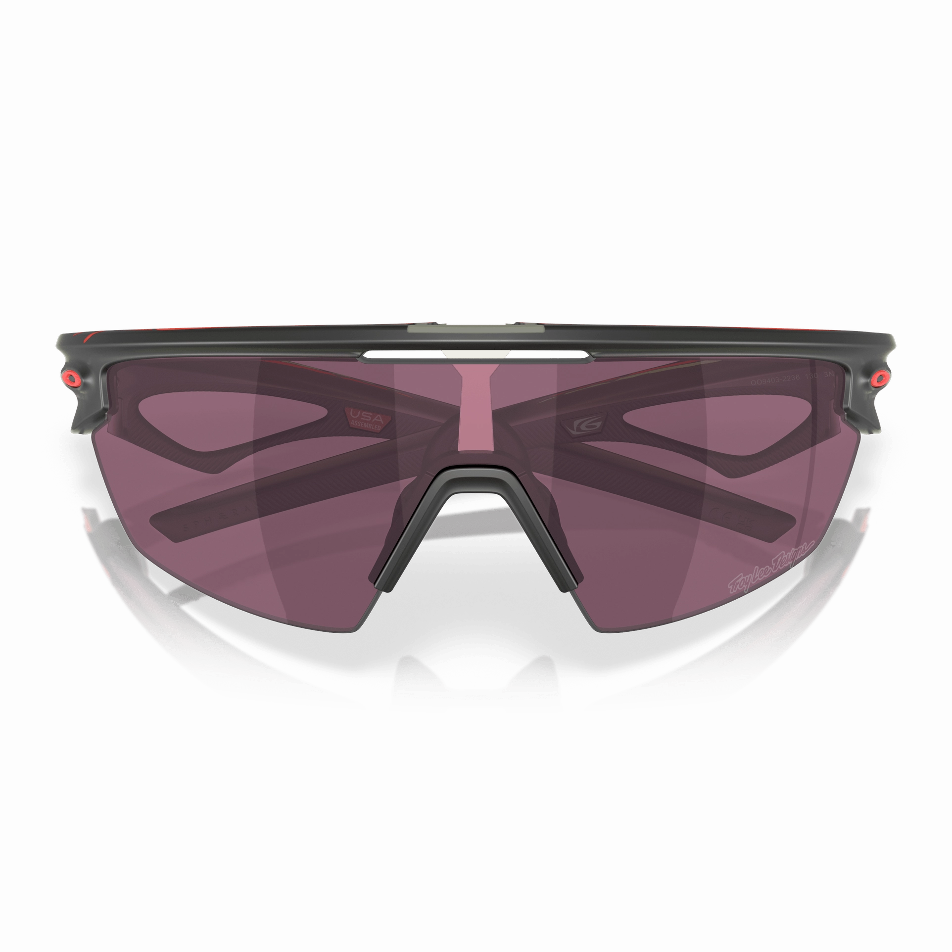 Oakley Sphaera Troy Lee Design sunglasses - Matte Olive Ink Prizm Road Black