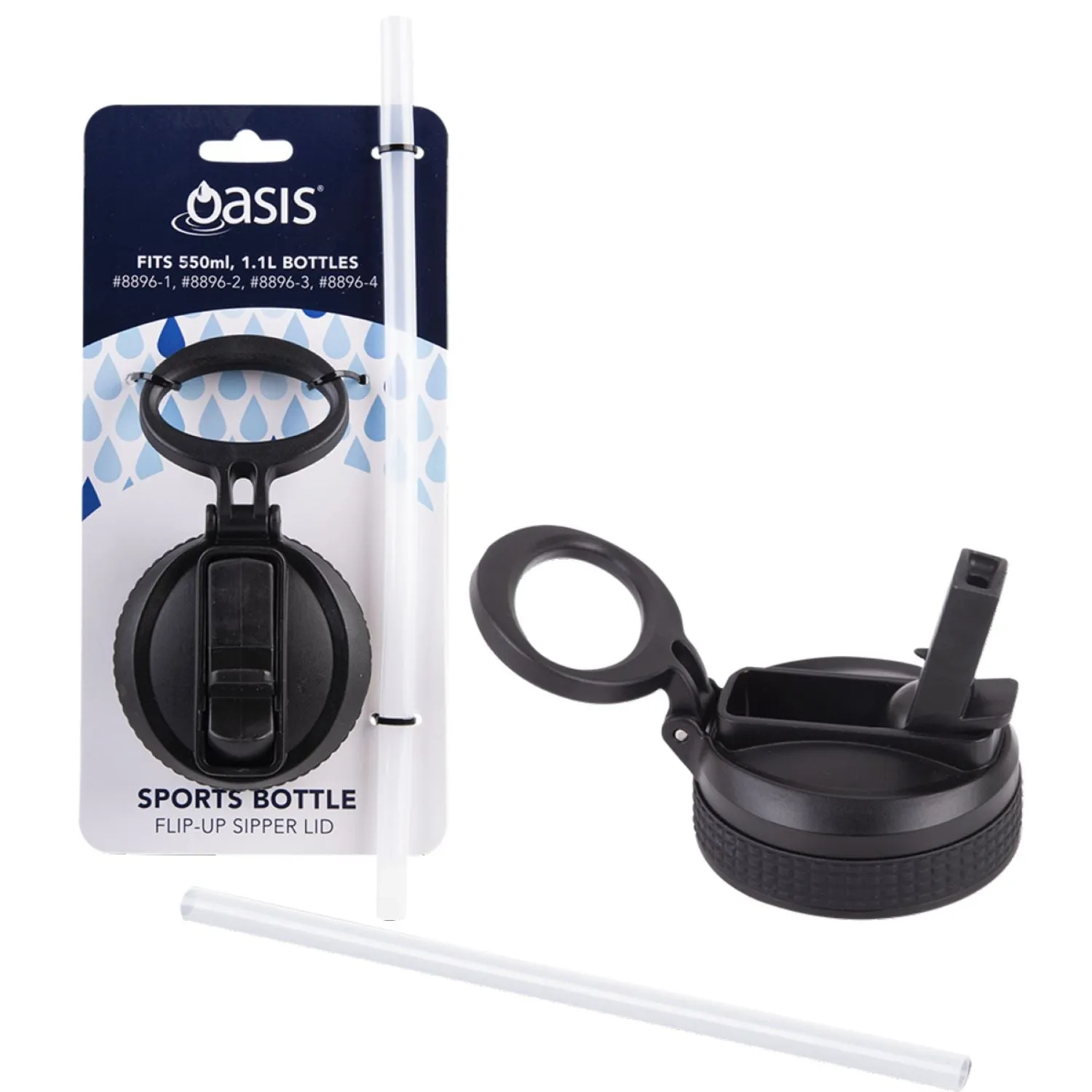 Oasis Bottle Sipper Cap Wtih Straw For Insulated Sports Water Bottle With Screw Cap 550Ml/780Ml/1.1L Hot Savings Alert
