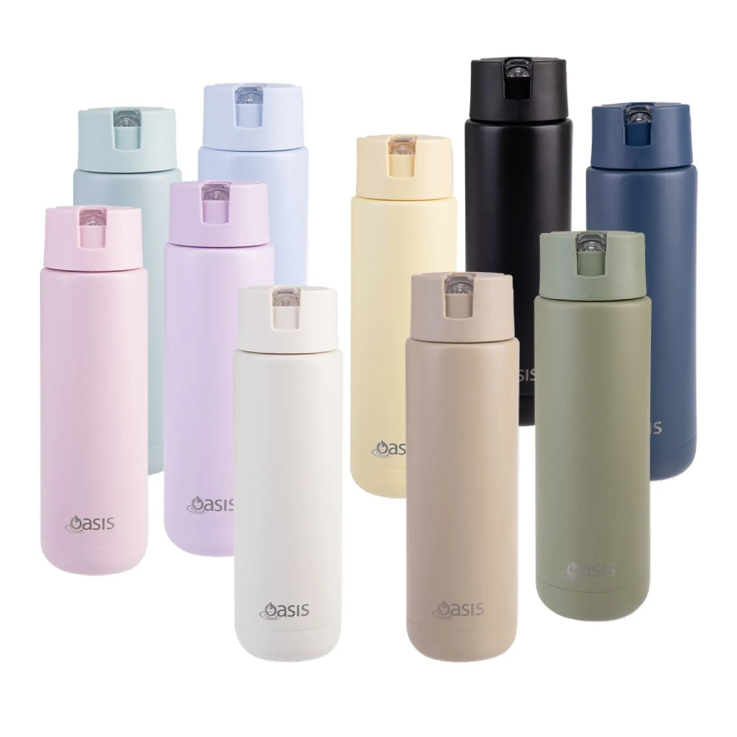 Clearance Event Today Limited Time Sale Oasis Stainless Steel Insulated Ceramic Moda Bottle 700Ml
