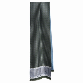Olive Green Double Silk Scarf Weekend Specials