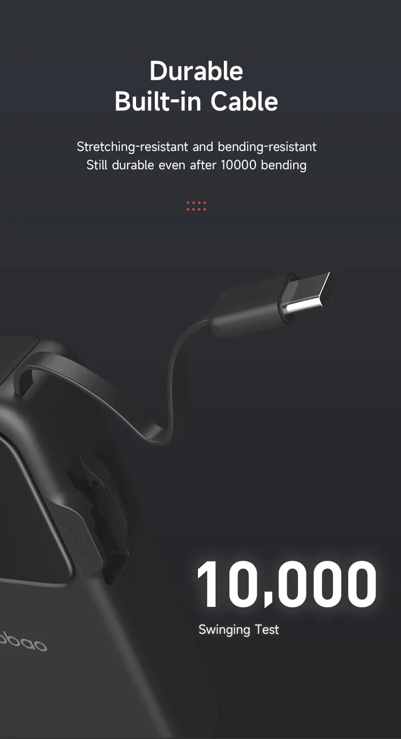 Last Chance Offer Yoobao Q22 Pro | Q22 20000Mah Digital Display With Built In Cable Powerbank