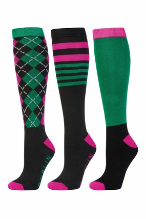 Dublin 3 Pack Ladies Socks Hot Pick Deal