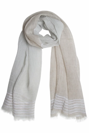 Exclusive Savings Event Trending Offer Today Delicate Natural Coloured Scarf In Unique Quality