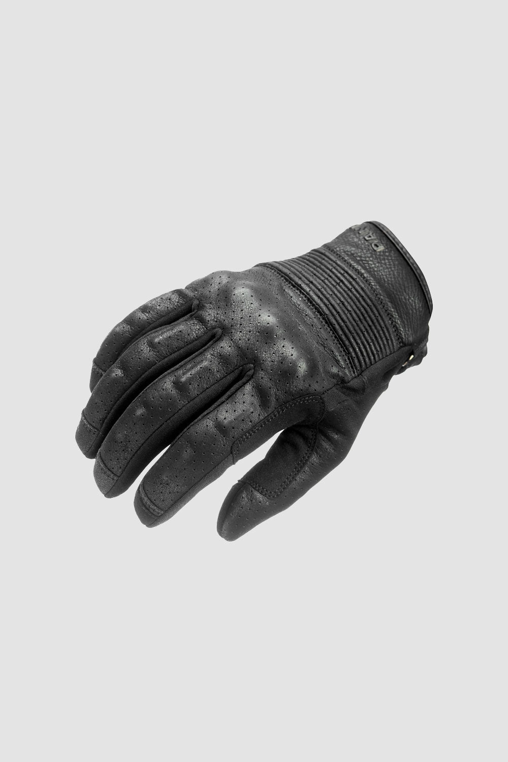 Onyx Black 01  Leather Motorcycle Gloves Price Drop Today