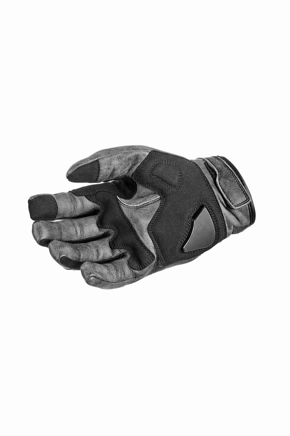Onyx Grey 01  Leather Motorcycle Gloves Limited Stock Alert Sale Ending Soon