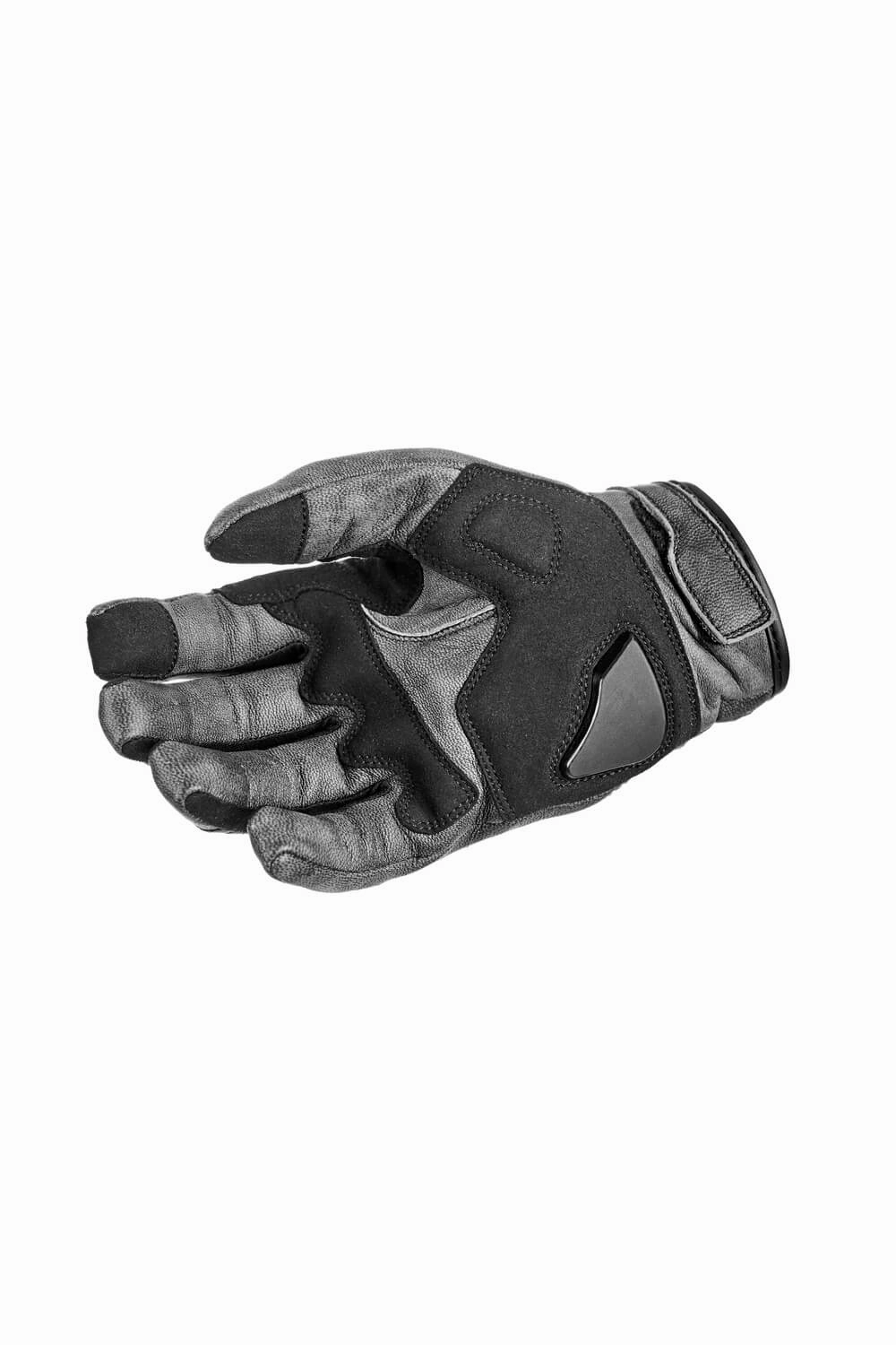 Onyx Grey 01  Leather Motorcycle Gloves Limited Stock Alert Sale Ending Soon