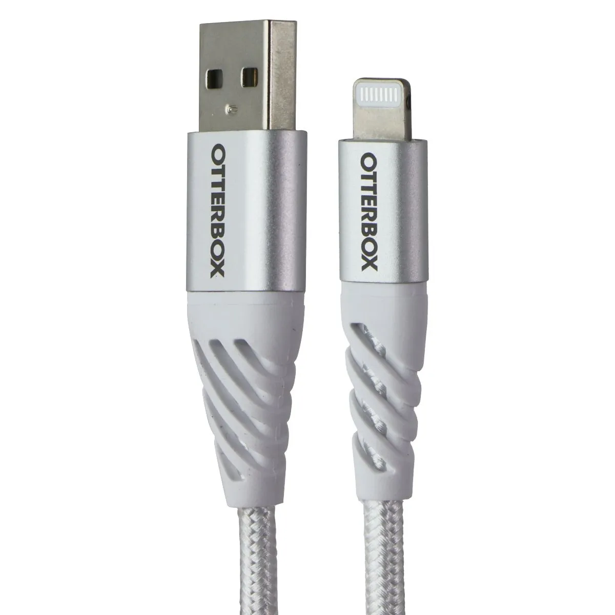 Otterbox (2M/6.6Ft) Braided Lightning 8-Pin To Usb-A Cable - White New Arrival Discount