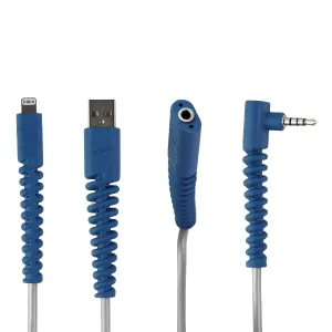 Best Price Today Save Today Only Otterbox Easygrab Lightning 8-Pin Charging & Audio Cable - Blue/Gray