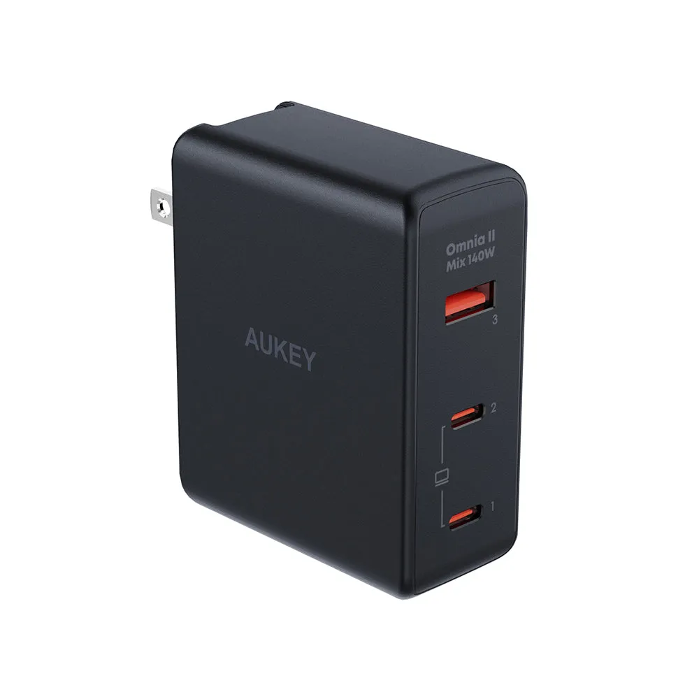 Trending Offer Today Dont Miss Big Savings Pa-B7O Omnia Ii Mix 140W 3 Port Gan Pd 3.1 Charger With Interchangeable Eu Us Uk Plugs