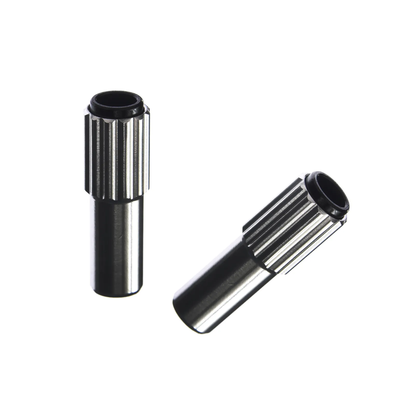 Pair Jagwire Inline Derailleur Gear Mini Barrel Adjuster / Cable Adjusters - Silver