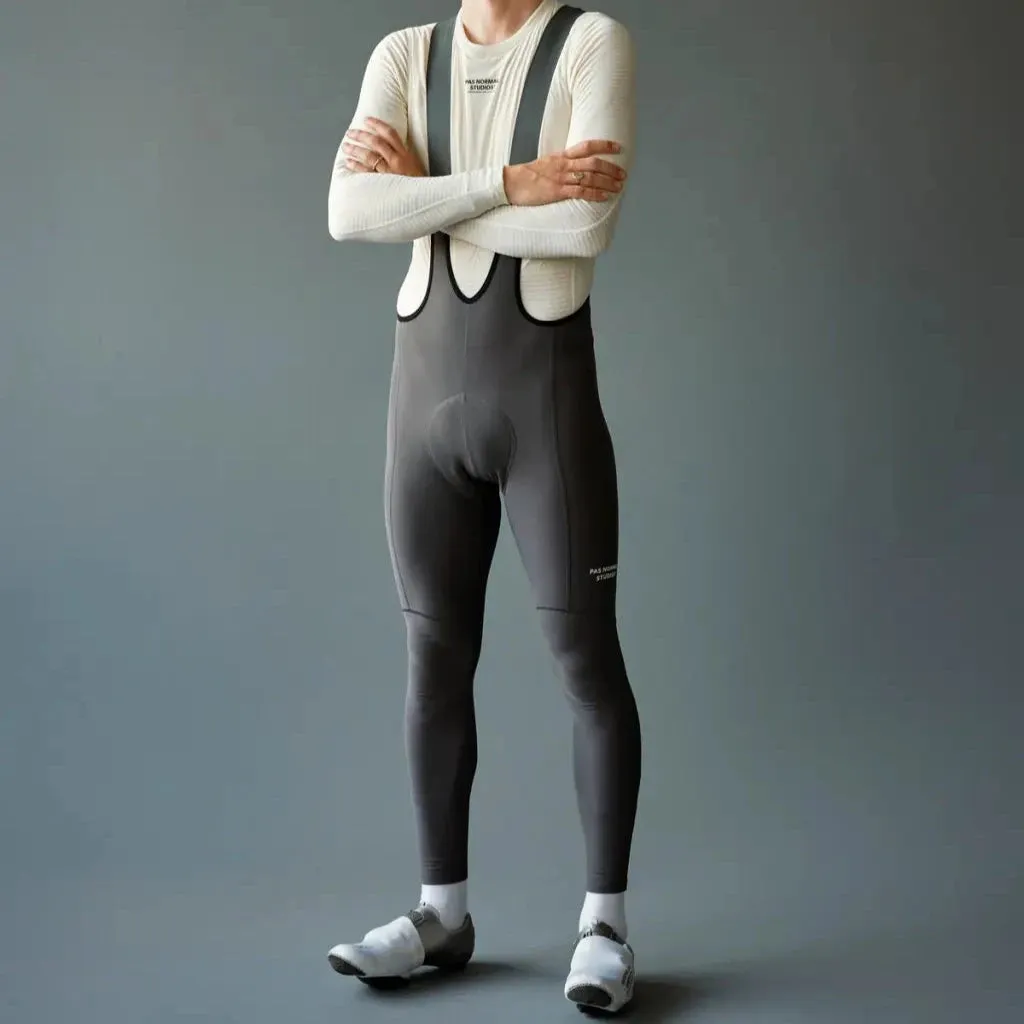 Pas Normal Studios Essential Thermal bib tight - Grey