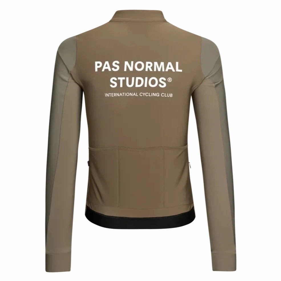 Pas Normal Studios Essential Thermal long sleeve jersey - Brown