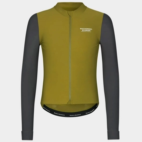 Pas Normal Studios Mechanism long sleeve jersey - Green Gray