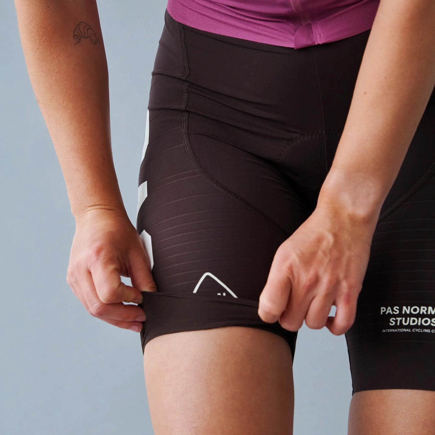 Pas Normal Studios Mechanism Pro Bib shorts Women - Bordeaux