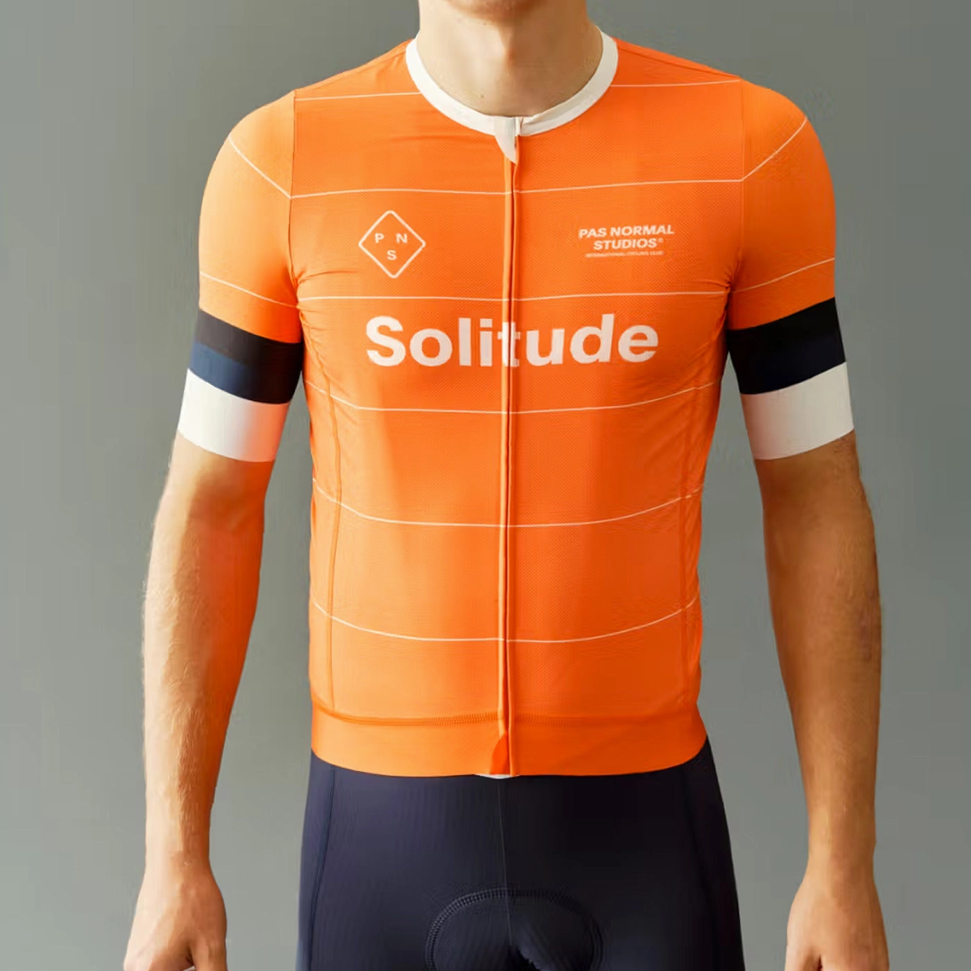 Pas Normal Studios Solitude Late Drop jersey - Orange