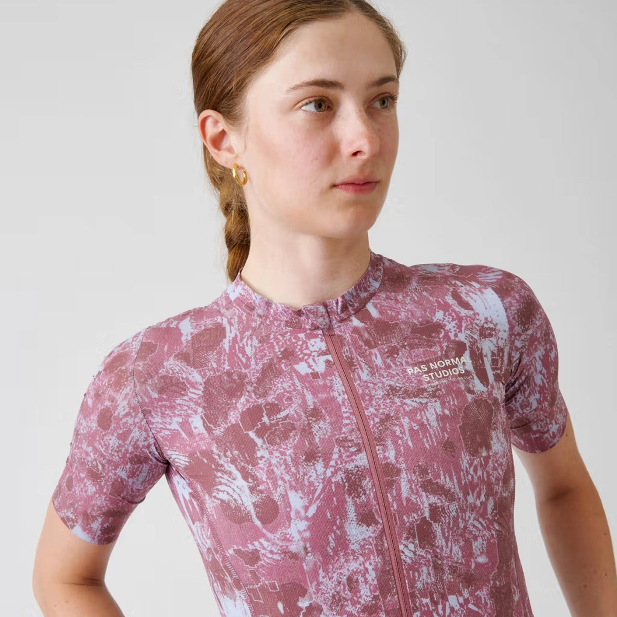 Pas Normal Studios Solitude Late Drop Women Jersey - Bordeaux