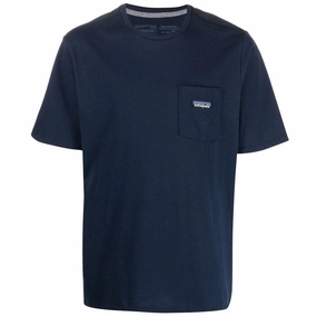 Patagonia P-6 Label Pocket Responsibili T-Shirt - Blue