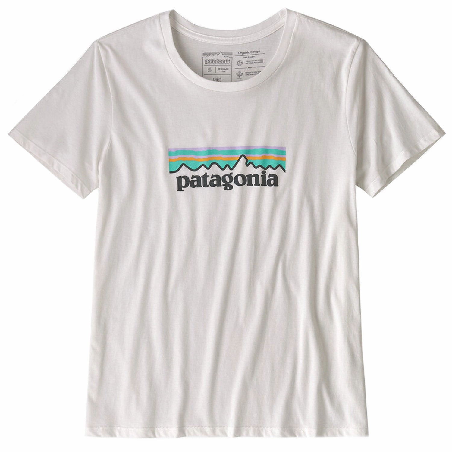 Patagonia Pastel P-6 Logo woman t-shirt - White