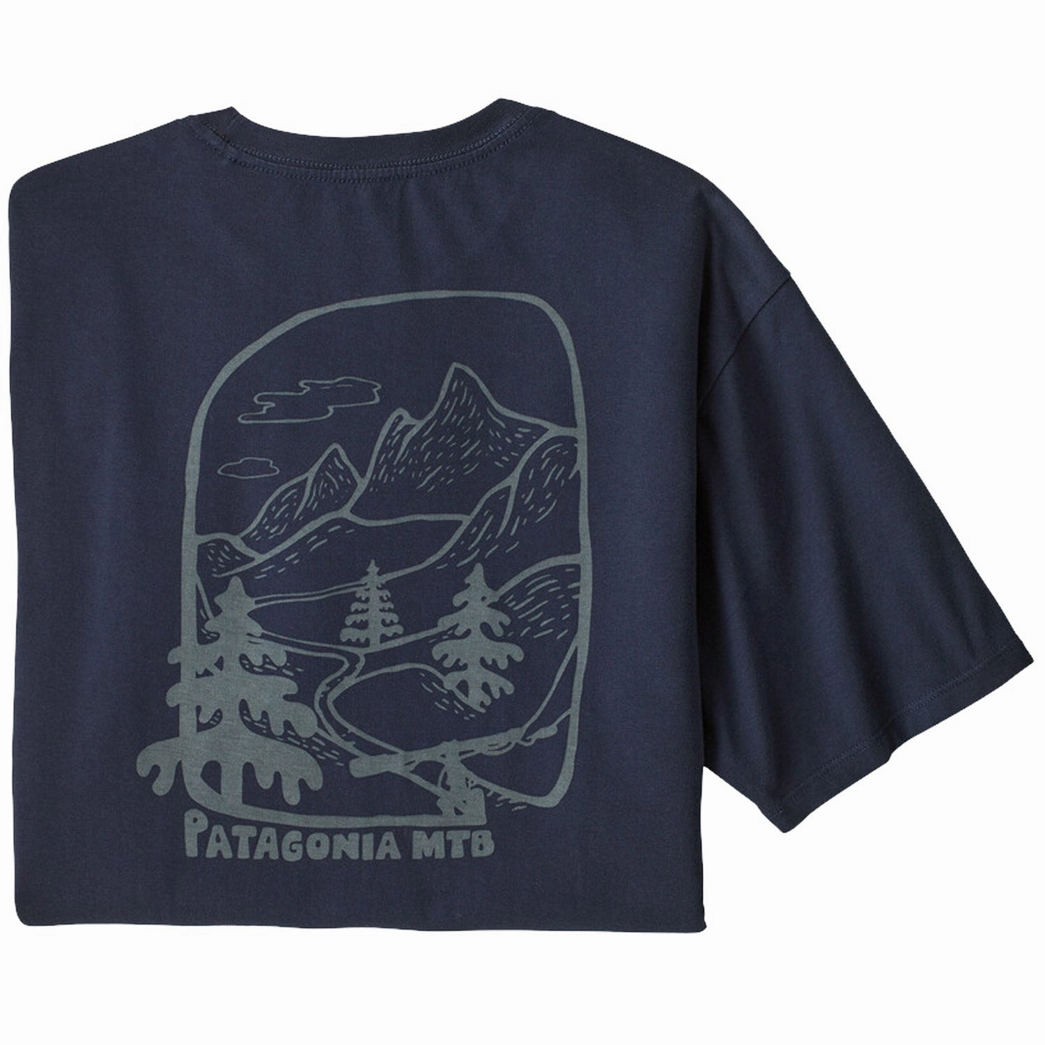 Patagonia Roam the Dirt T-Shirt - Blue