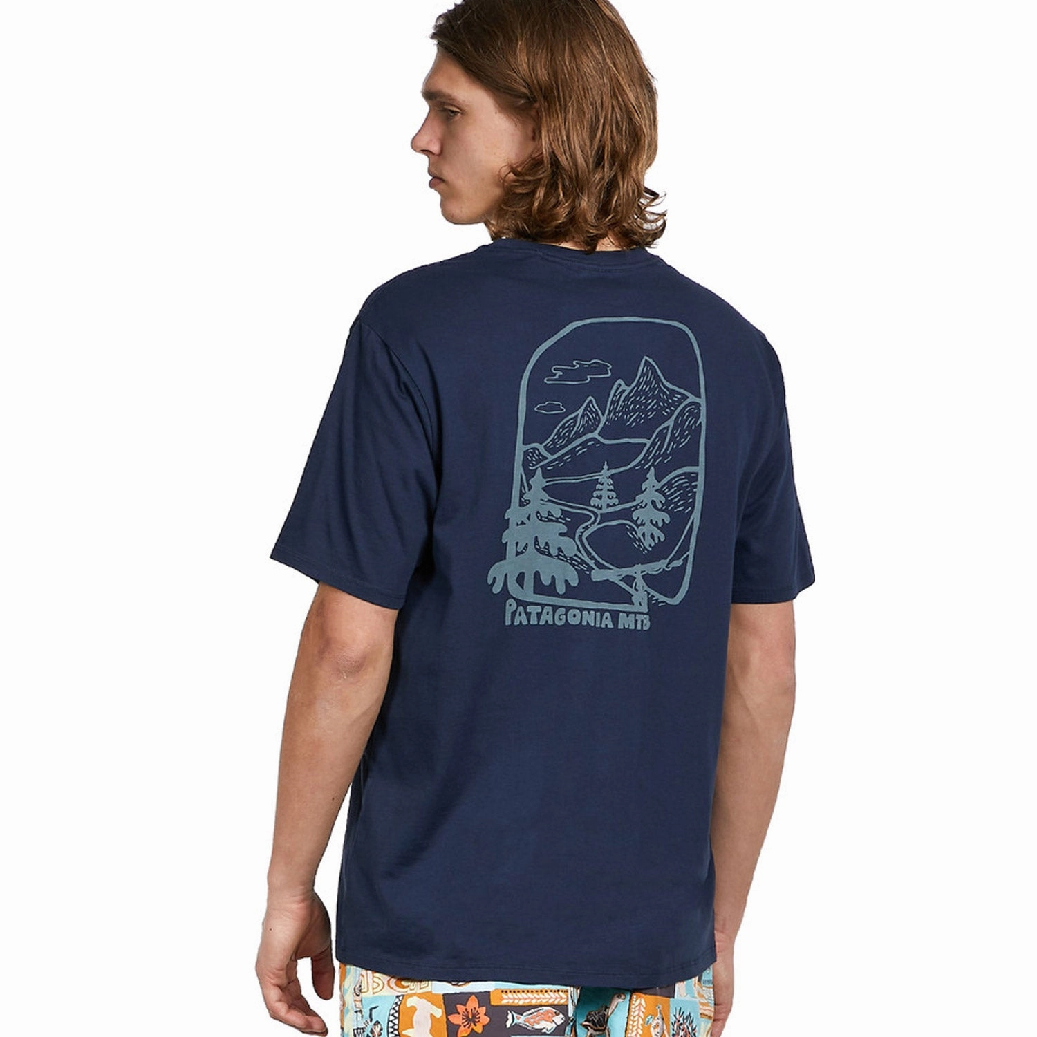 Patagonia Roam the Dirt T-Shirt - Blue
