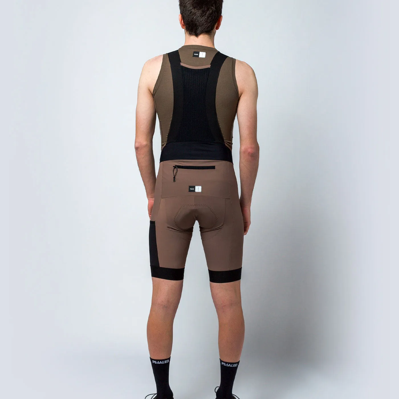 Pedaled Jary bibshorts - Brown