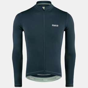 Pedaled Element Merino long sleeve jersey - Blue