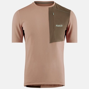 Pedaled Odyssey Merino t-shirt - Brown