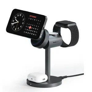 Lc-Mc311 Magfusion 3 In 1 Magnetic Fast Wireless Charging Station With Qi2 Mfw Magsafe Compatible Price Drop Frenzy Clearance Sale Now
