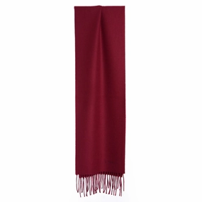 Burgundy Solid Scarf MustShop Sale